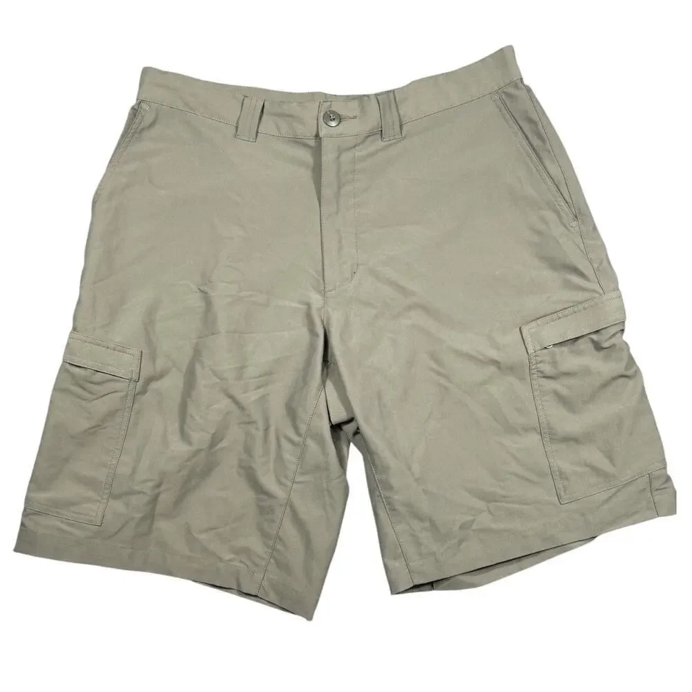 Patagonia Men’s Cargo Shorts Sage Green Nylon Blend Size 34